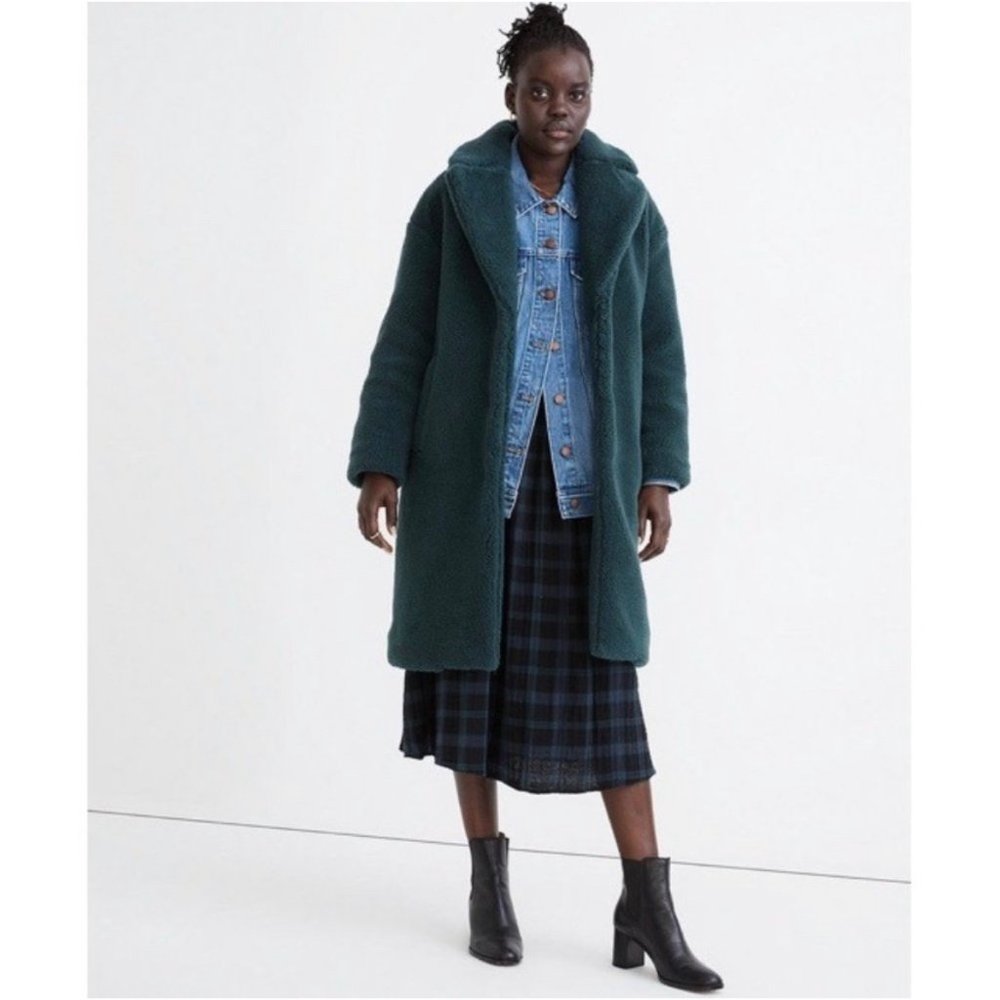 NWT Madewell (Re)sourced Sherpa Teddy Coat Large